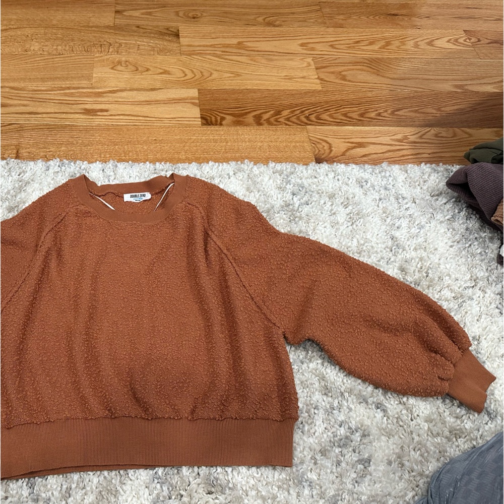 Double Zero Brown/burnt Orange Sweater